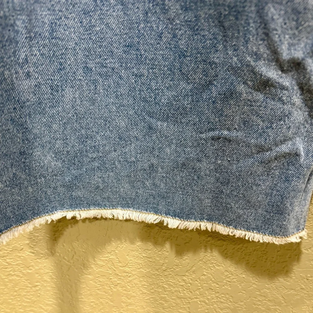 Princess Polly Blue Flare Jeans Size 6
